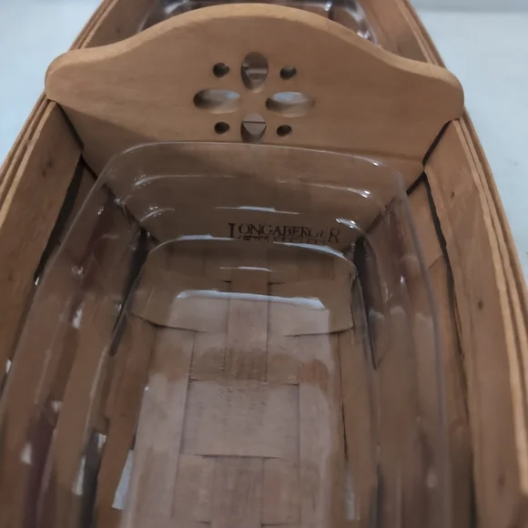 Longaberger 1994 Woven Traditions Bread Basket, Protectors, and Divider! - Picture 6 of 9